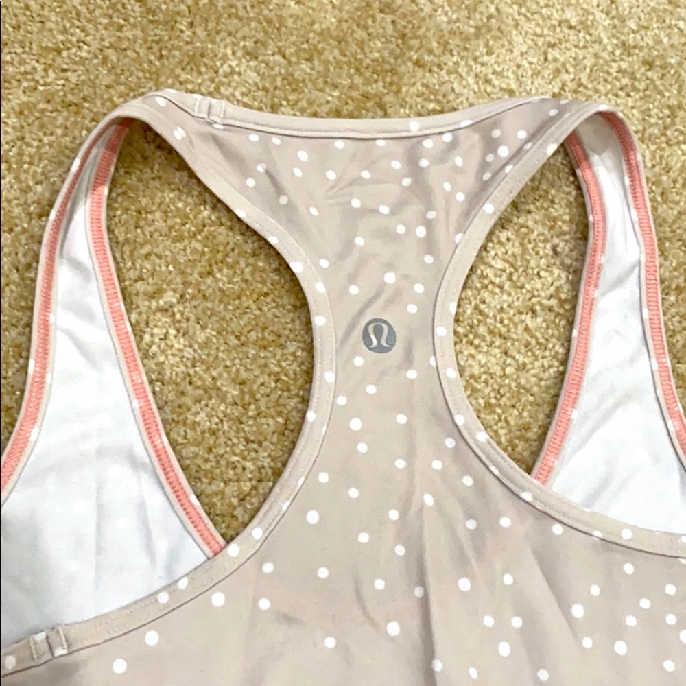 Lululemon Cool Racerback Polka Dot print